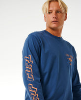 Rip Curl | Fade Out Icon Long Sleeve Relaxed Tee