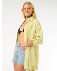 Rip Curl | Premium Linen Long Sleeve Button Through Shirt