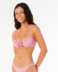 Rip Curl | Isles Plaid D-DD Balconette Bikini Top