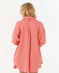 Rip Curl | Premium Linen Long Sleeve Button Through Shirt