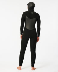 Rip Curl | Women's Flashbomb 5/4 Hooded Chest Zip Fullsuit Wetsuit