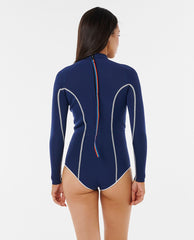 Rip Curl | Stephanie Gilmore G-Bomb 1.5mm Long Sleeve Back Zip Good Coverage Springsuit