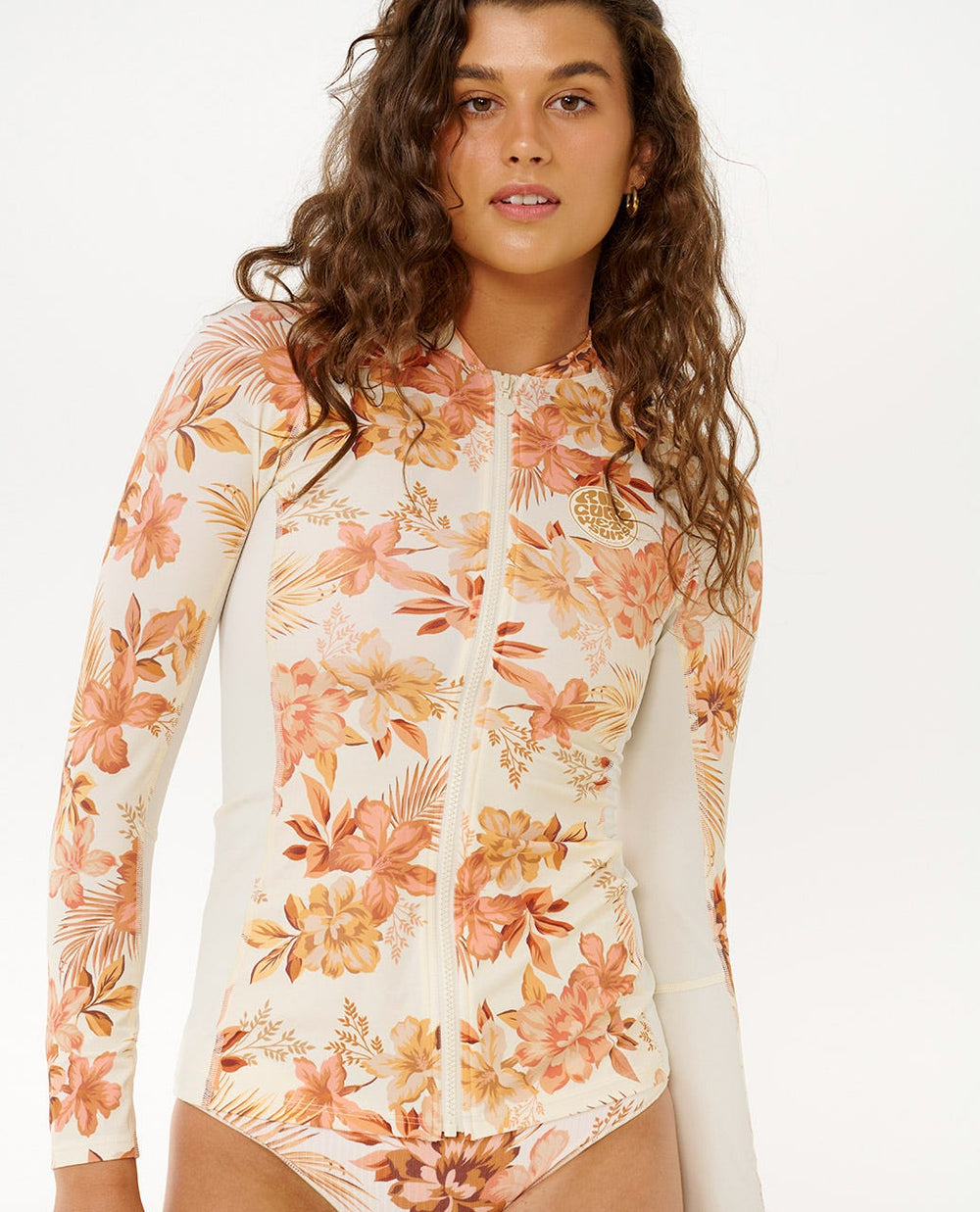 Rip Curl | Desert Dreams Long Sleeve Zip Through Rash Guard