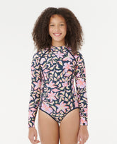 Rip Curl | Sunset Skies Long Sleeve Surf Suit Swimsuit - Girls (8-16 years)