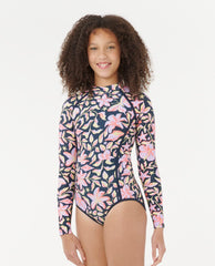 Rip Curl | Sunset Skies Long Sleeve Surf Suit Swimsuit - Girls (8-16 years)