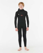Rip Curl | Kids Dawn Patrol 5/4 Chest Zip Hooded Fullsuit Wetsuit