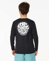 Rip Curl | Icons Surflite UV Long Sleeve Rash Vest - Boys (8-16 years)