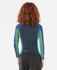 Rip Curl | Tropic Daze UPF Long Sleeve Zip Through Rash Guard - Boys (8-16 years)