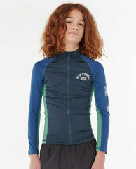 Rip Curl | Tropic Daze UPF Long Sleeve Zip Through Rash Guard - Boys (8-16 years)