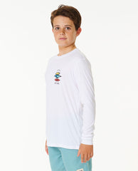Rip Curl | Icons Surflite UV Long Sleeve Rash Vest - Boys (8-16 years)