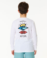 Rip Curl | Icons Surflite UV Long Sleeve Rash Vest - Boys (8-16 years)