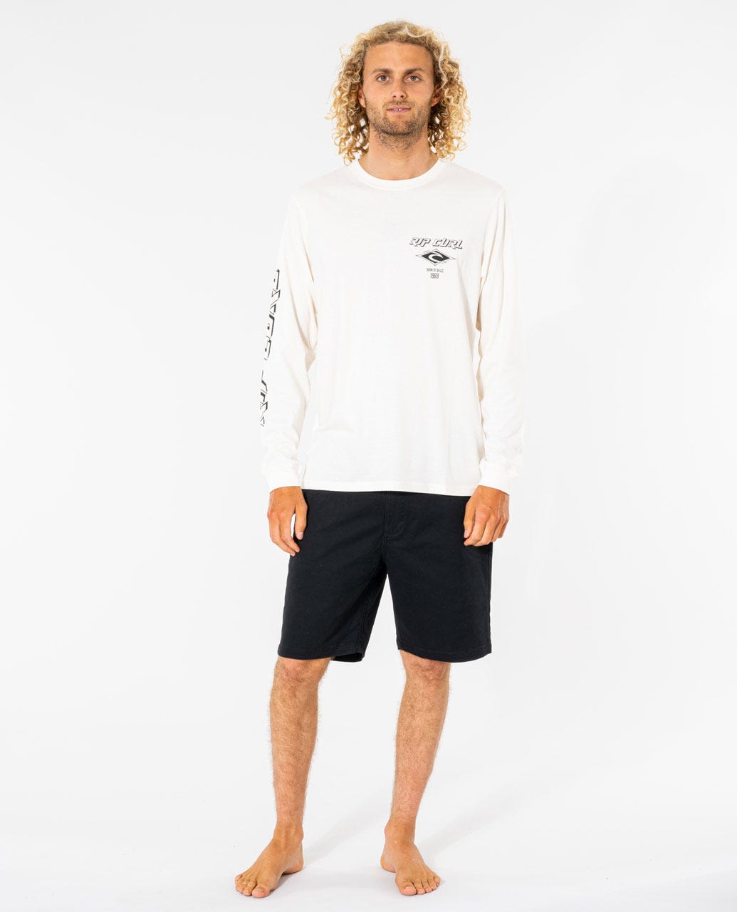 Rip Curl | Fade Out Icon Long Sleeve Relaxed Tee