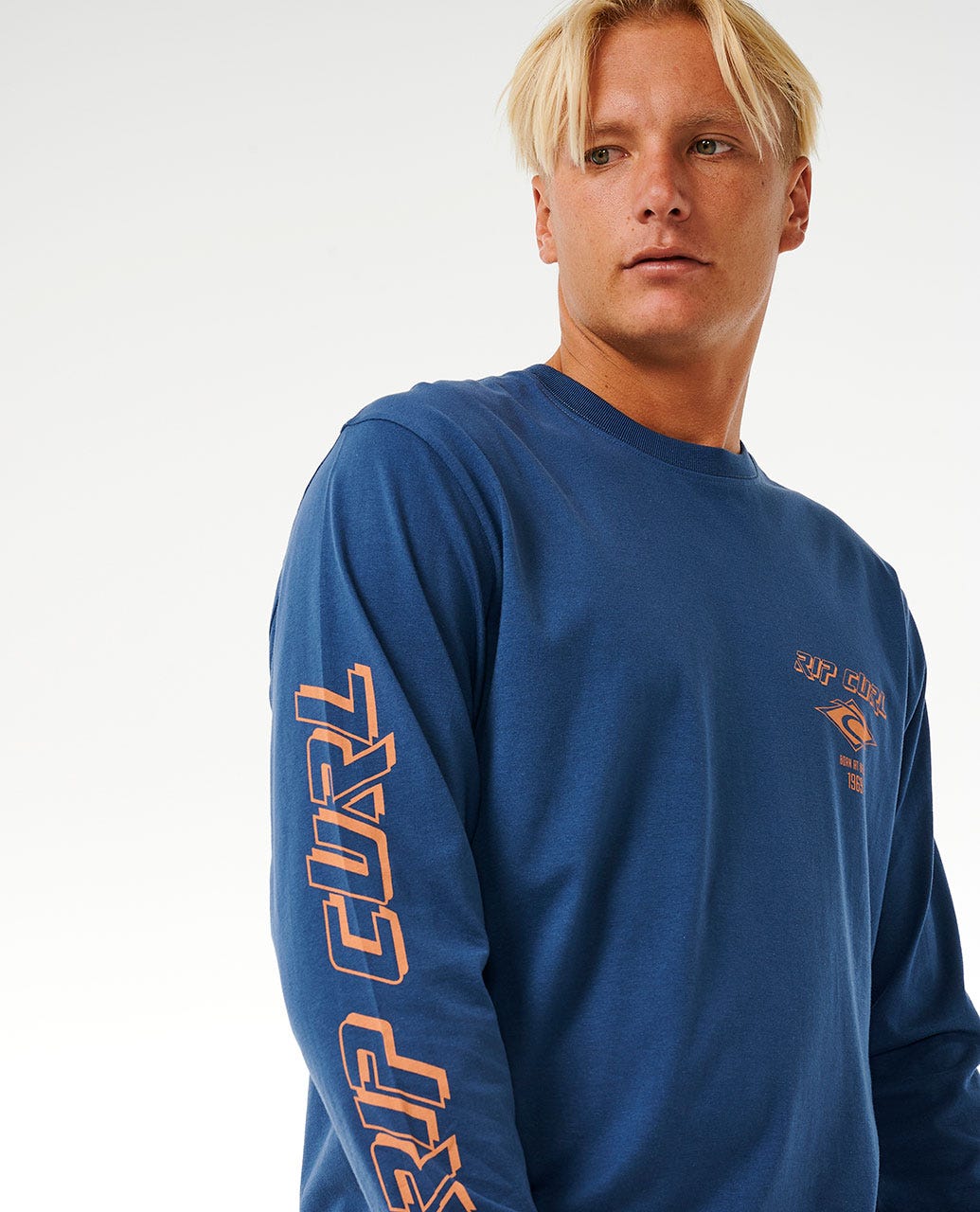 Rip Curl | Fade Out Icon Long Sleeve Relaxed Tee