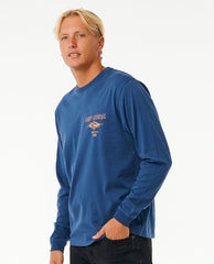 Rip Curl | Fade Out Icon Long Sleeve Relaxed Tee