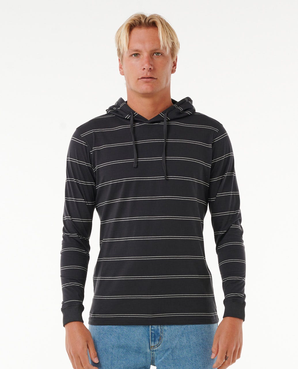 Rip Curl | Plain Stripe Hooded Standard Tee