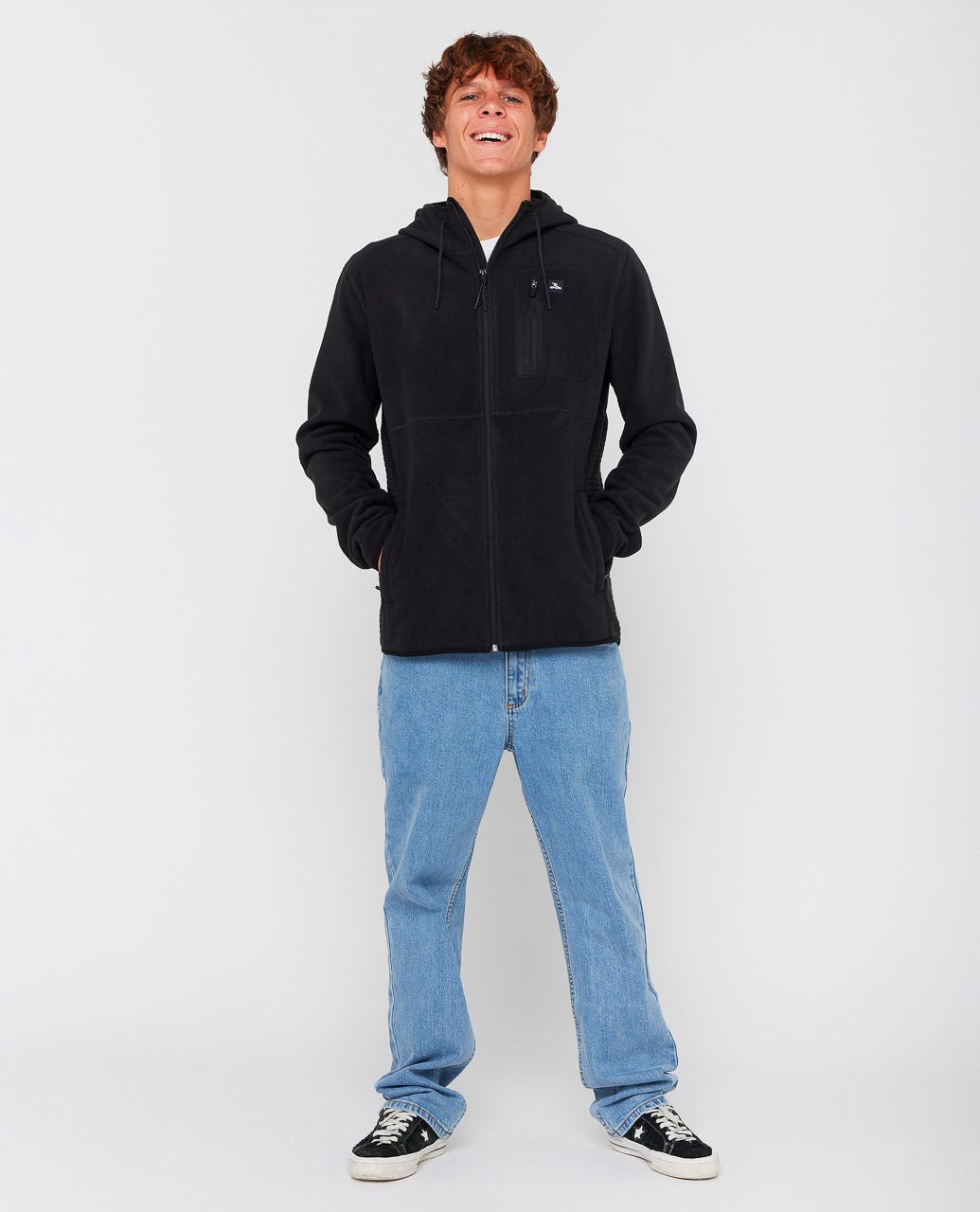 Rip Curl | Departed Polar Fleece Zip Through Jacket