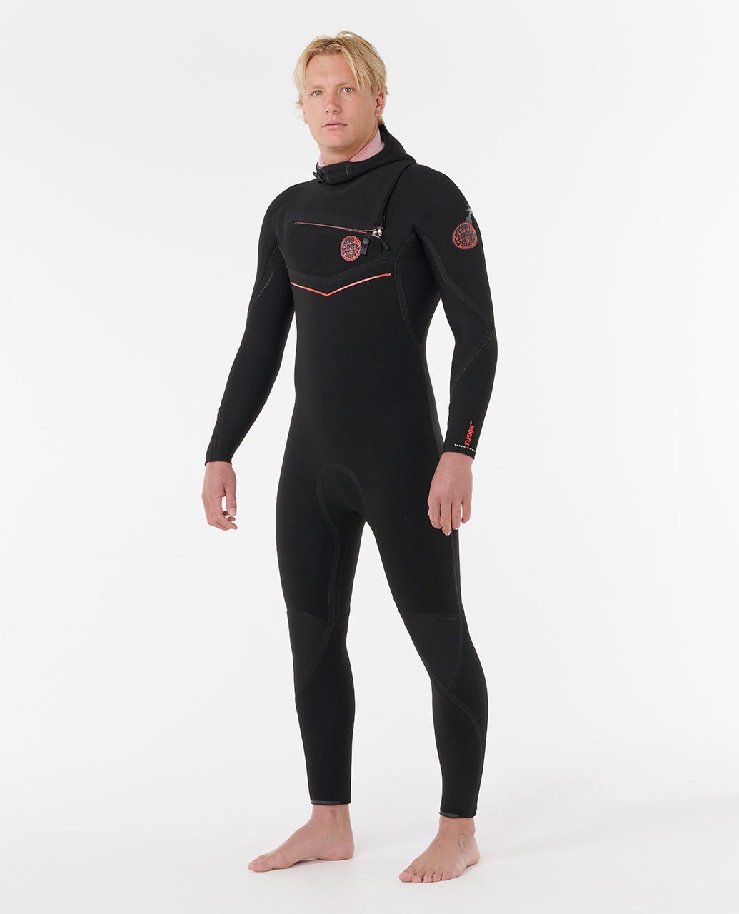 Rip Curl | F-Bomb Fusion 4/3 Chest Zip With Hood Fullsuit Wetsuit