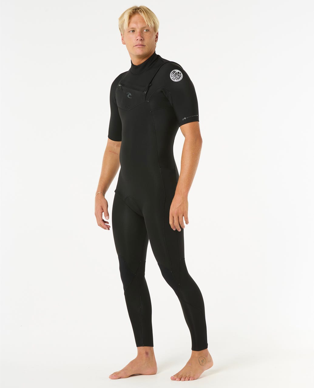 Rip Curl | Mens Dawn Patrol 2/2 Short Sleeve Chest Zip Wetsuit