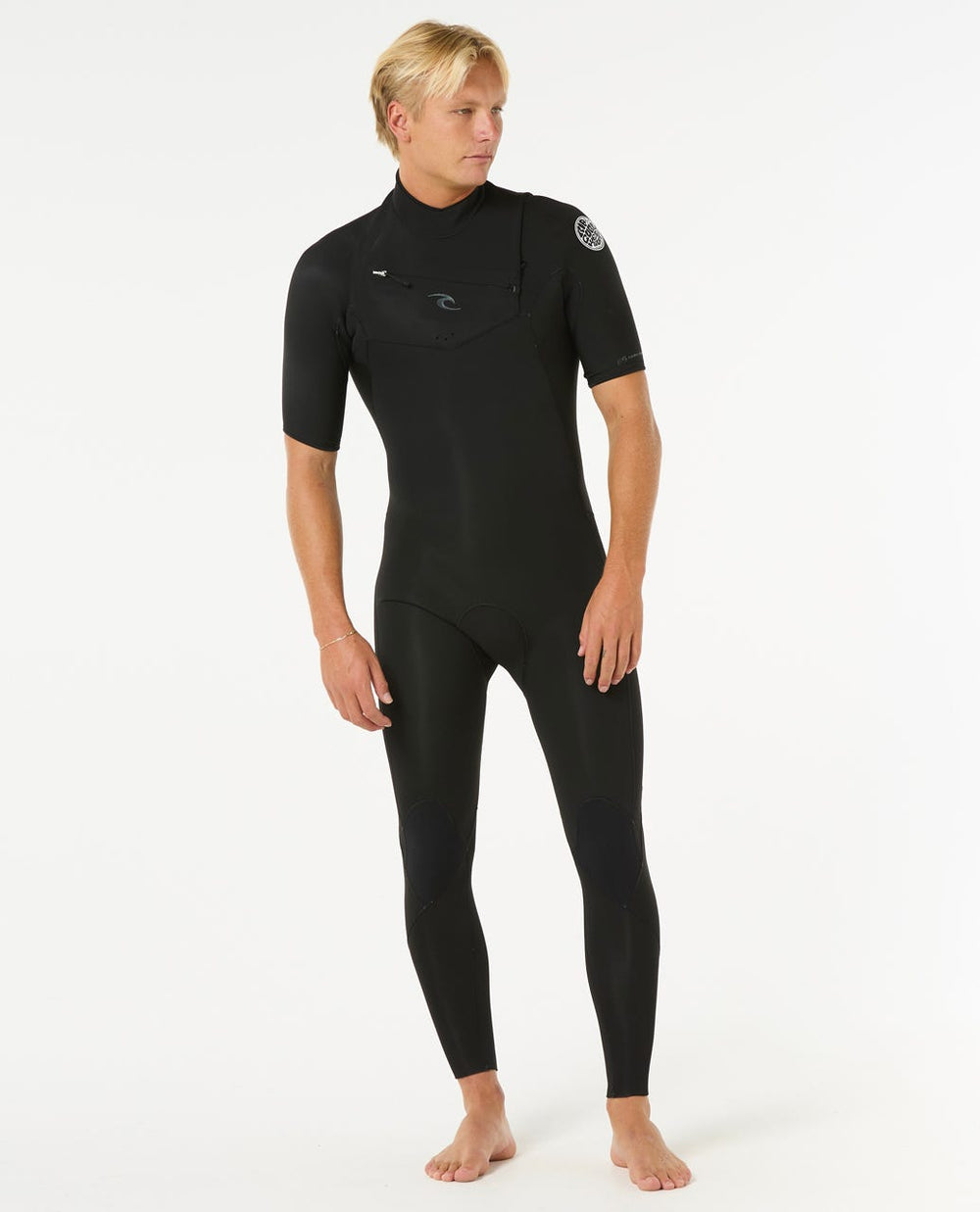 Rip Curl | Mens Dawn Patrol 2/2 Short Sleeve Chest Zip Wetsuit