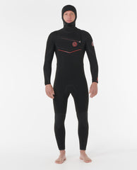 Rip Curl | F-Bomb Fusion 5/4 Chest Zip With Hood Fullsuit Wetsuit