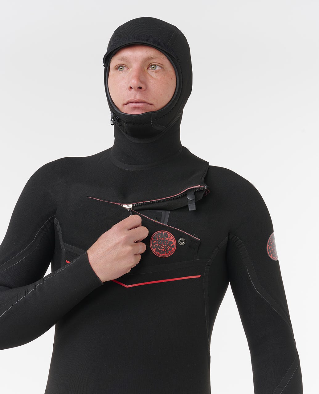 Rip Curl | F-Bomb Fusion 5/4 Chest Zip With Hood Fullsuit Wetsuit