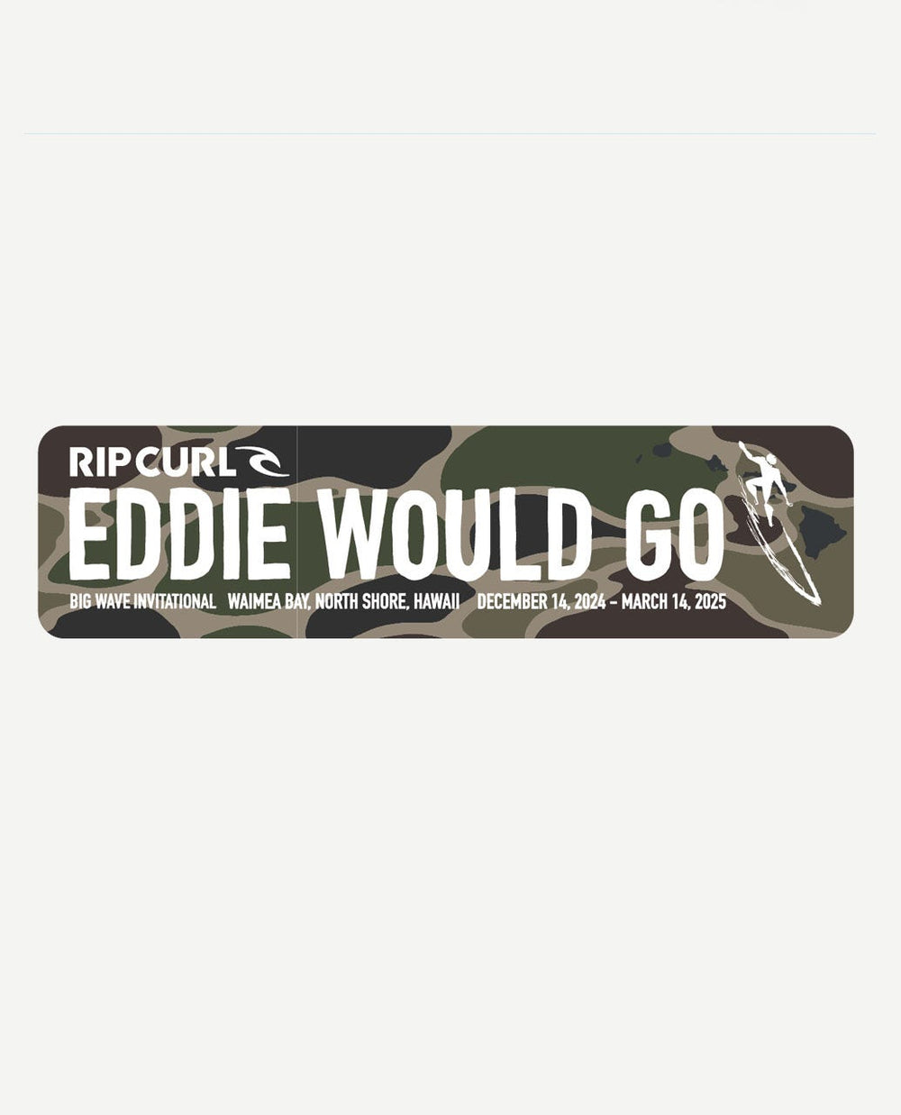 Rip Curl | Eddie Would Go Stickers