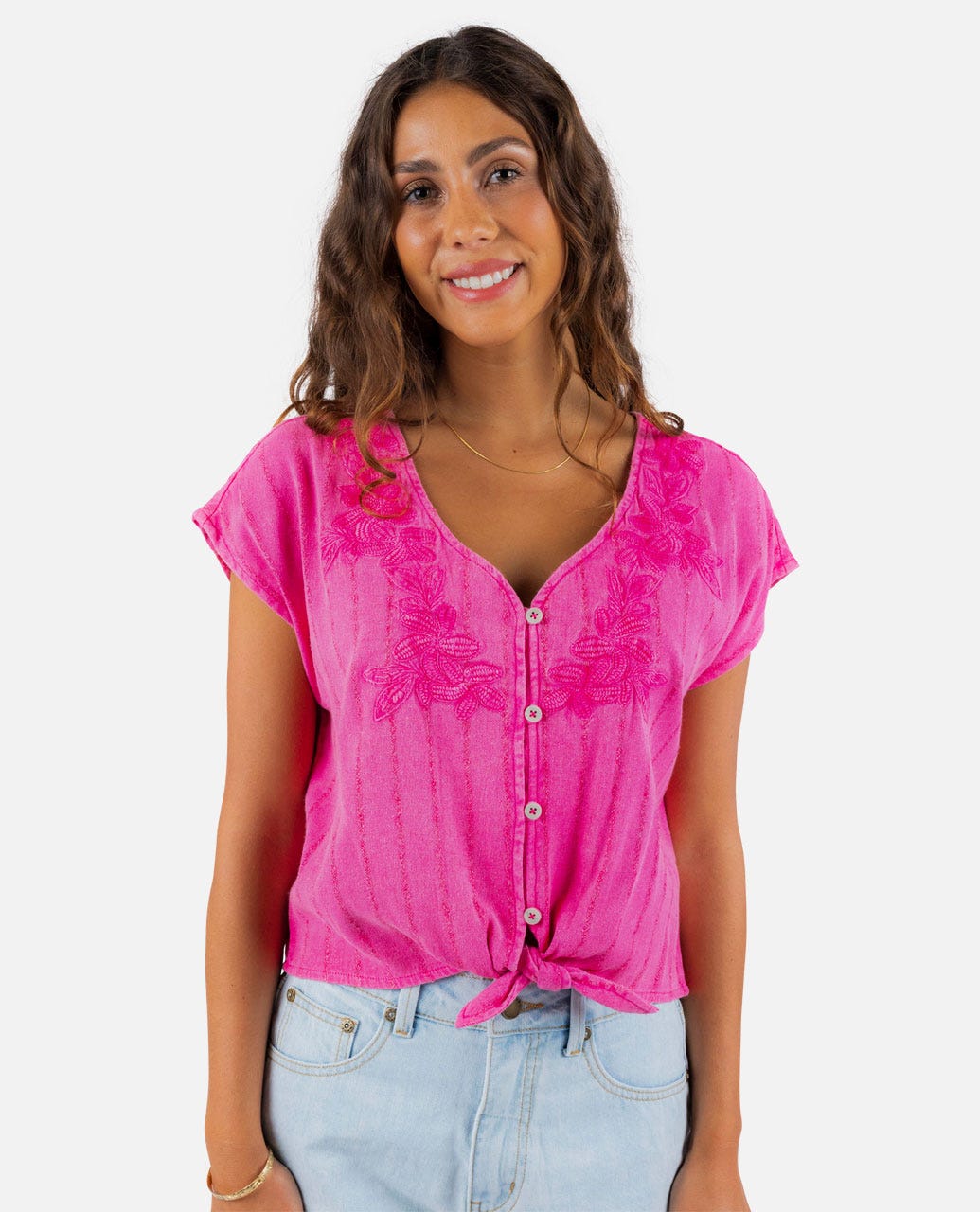 Rip Curl | Tiki Embroidered Top