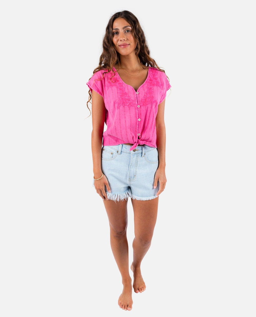 Rip Curl | Tiki Embroidered Top