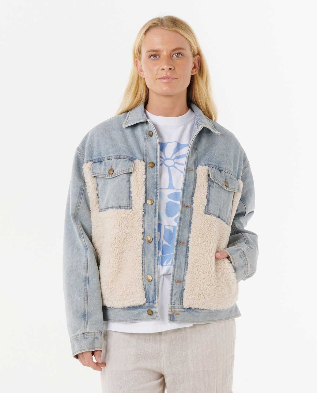 Rip Curl | Cruisin' Sherpa Denim Jacket