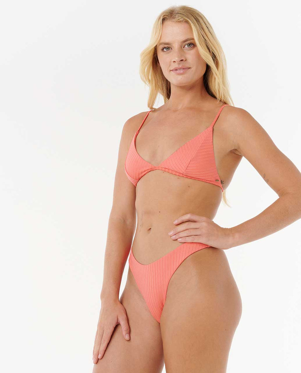 Rip Curl | Premium Surf High Leg Skimpy Coverage Bikini Bottoms
