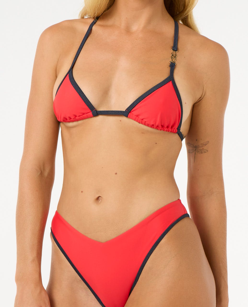 Rip Curl | Pequenino 80's Hi Leg Skimpy Coverage Bikini Bottom