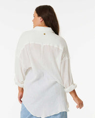Rip Curl | Premium Linen Long Sleeve Button Through Shirt