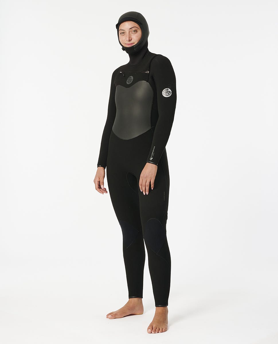 Rip Curl | Women's Flashbomb 6/4 Hooded Chest Zip Fullsuit Wetsuit