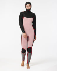 Rip Curl | Women's Dawn Patrol 5/4 Hooded Chest Zip Fullsuit Wetsuit