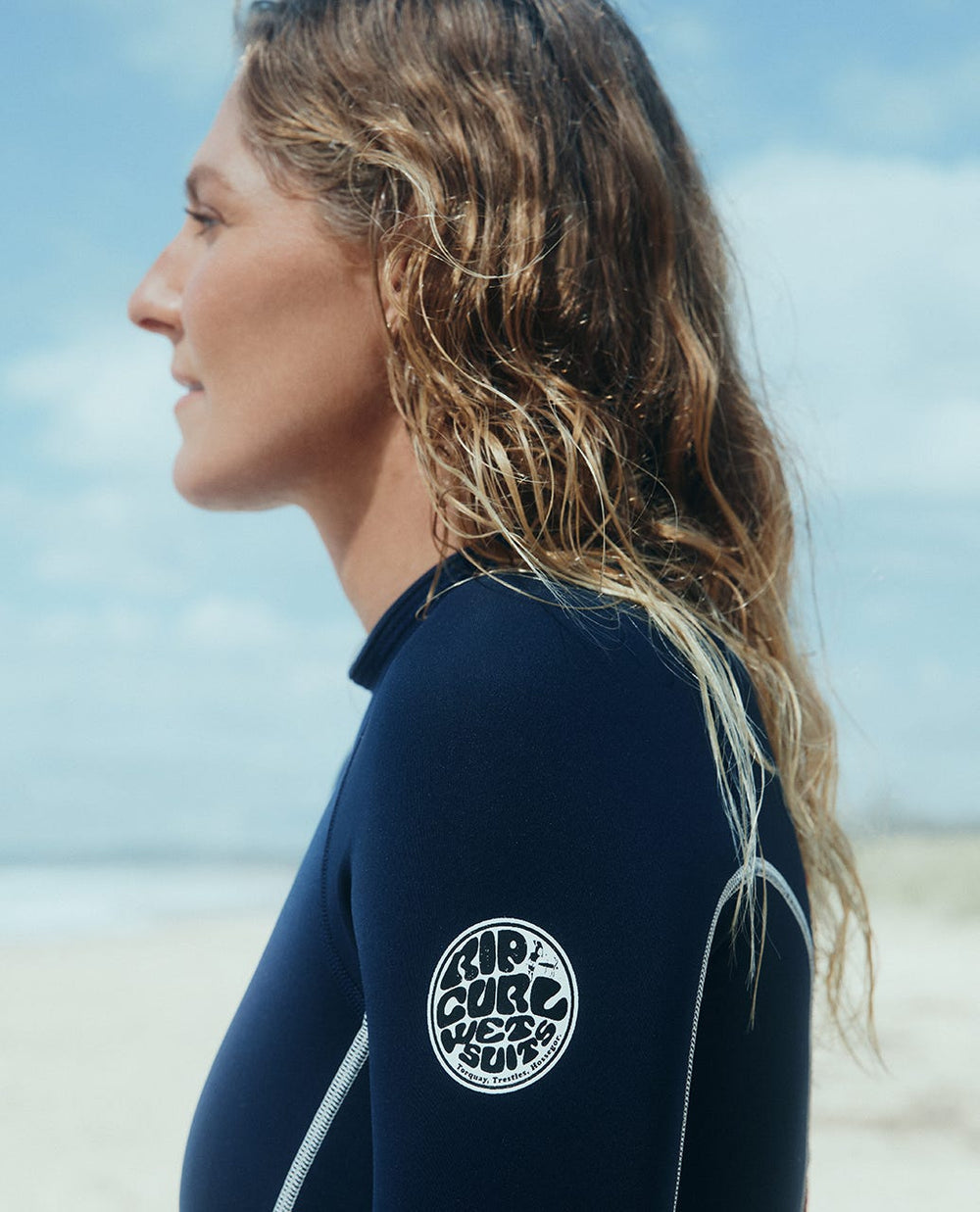 Rip Curl | Stephanie Gilmore G-Bomb 1.5mm Long Sleeve Back Zip Good Coverage Springsuit