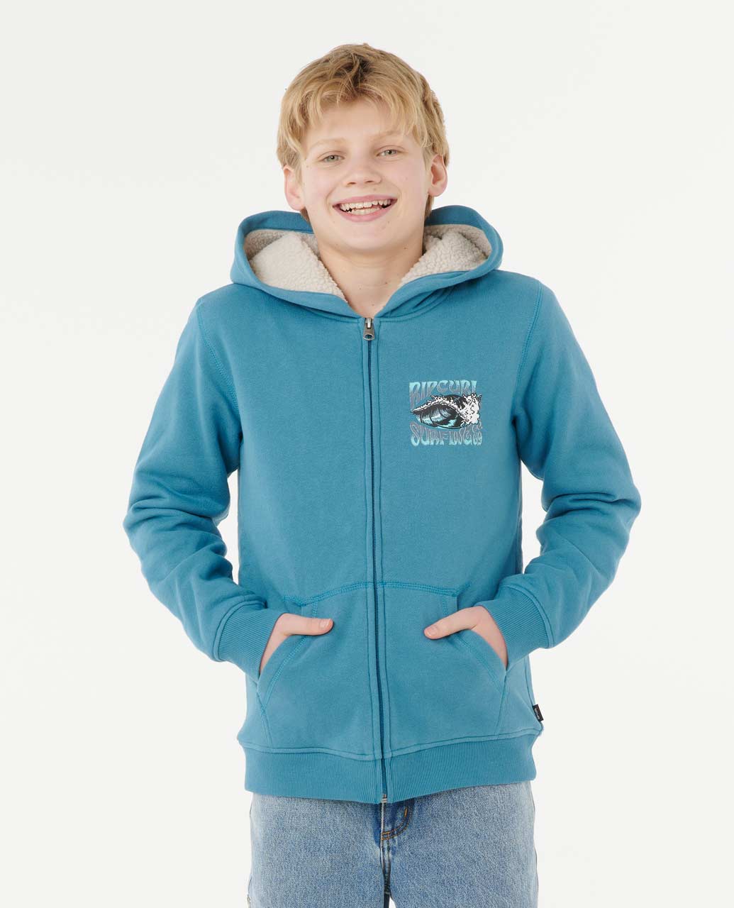Rip Curl | Haze & Tube Lined Zip Through Hooded Jacket - Boys (8-16 years)