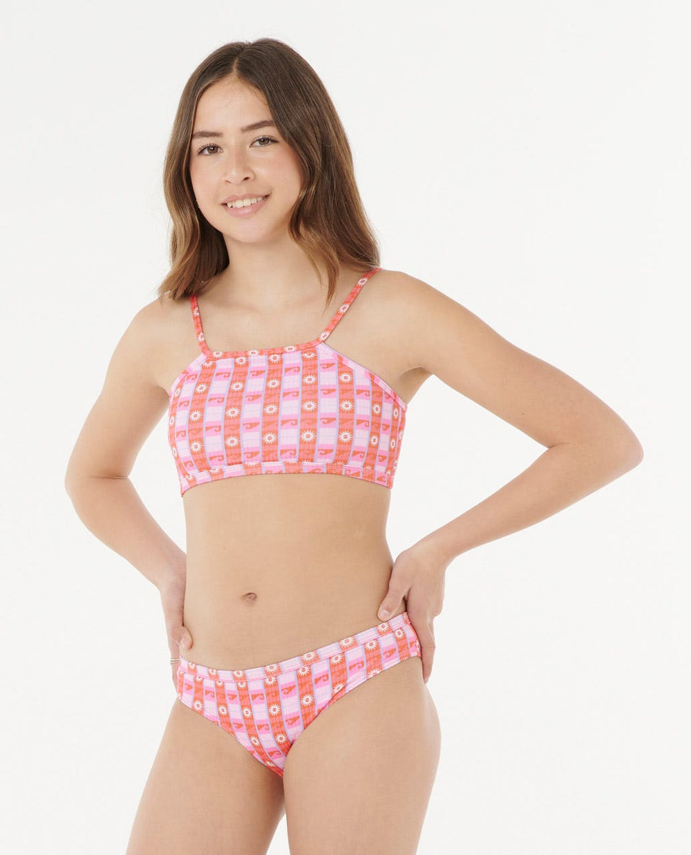 Rip Curl | Sunset Check Rib Bikini - Girls (8-14 years)