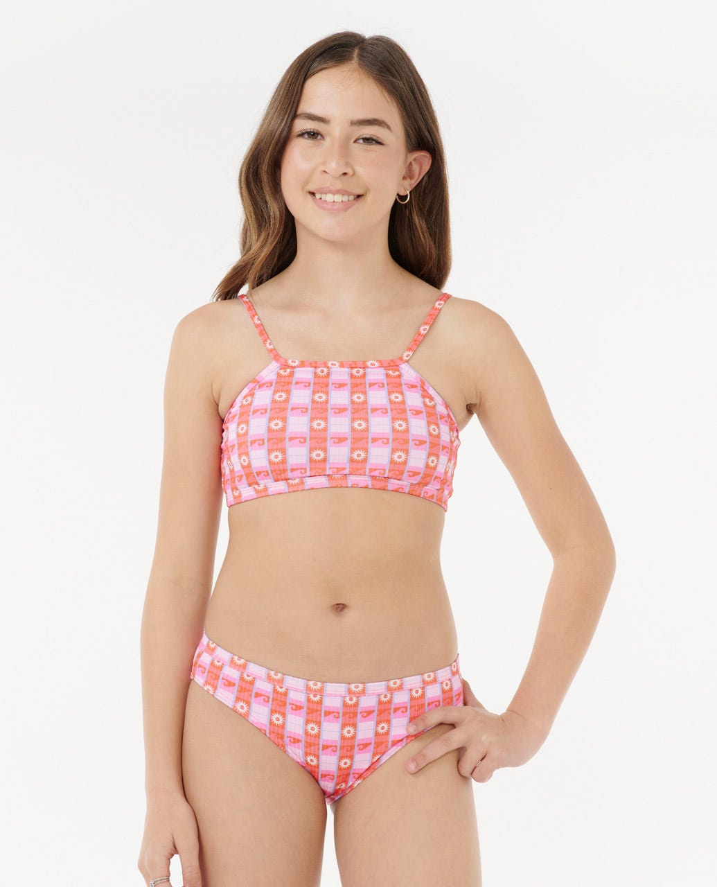 Rip Curl | Sunset Check Rib Bikini - Girls (8-14 years)