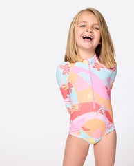 Rip Curl | Island Days Long Sleeve Surf Suit Swimsuit - Girls (1-8 years)