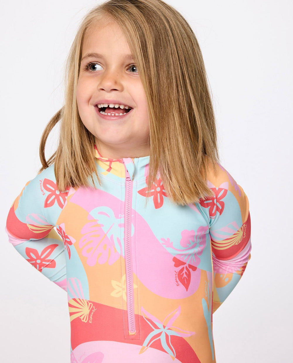 Rip Curl | Island Days Long Sleeve Surf Suit Swimsuit - Girls (1-8 years)