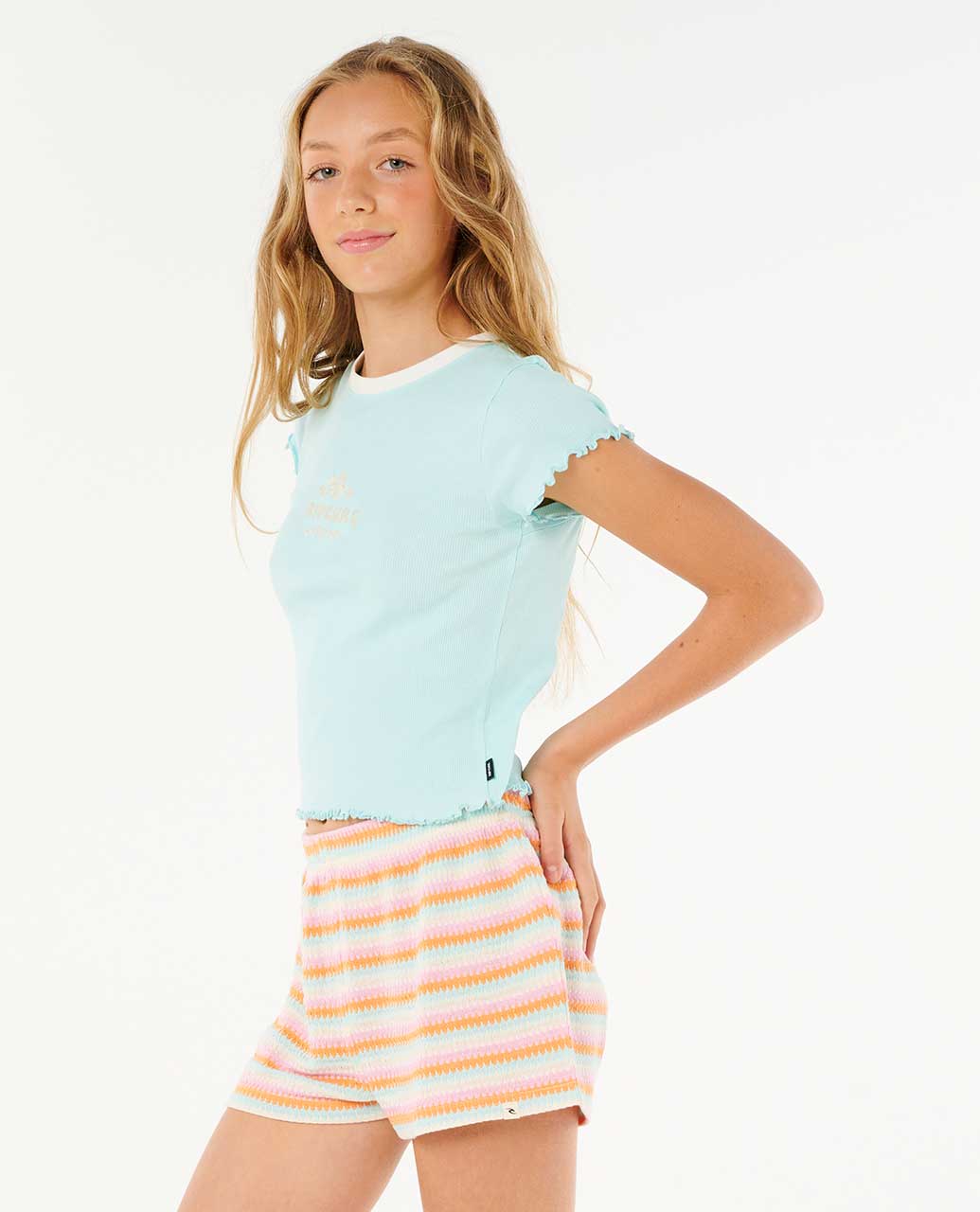 Rip Curl | Neon Isles Rib Tee - Girl (8-14 years)