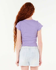 Rip Curl | Neon Isles Rib Tee - Girl (8-14 years)