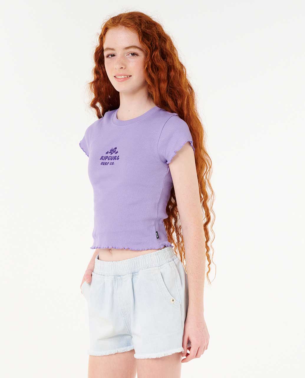 Rip Curl | Neon Isles Rib Tee - Girl (8-14 years)