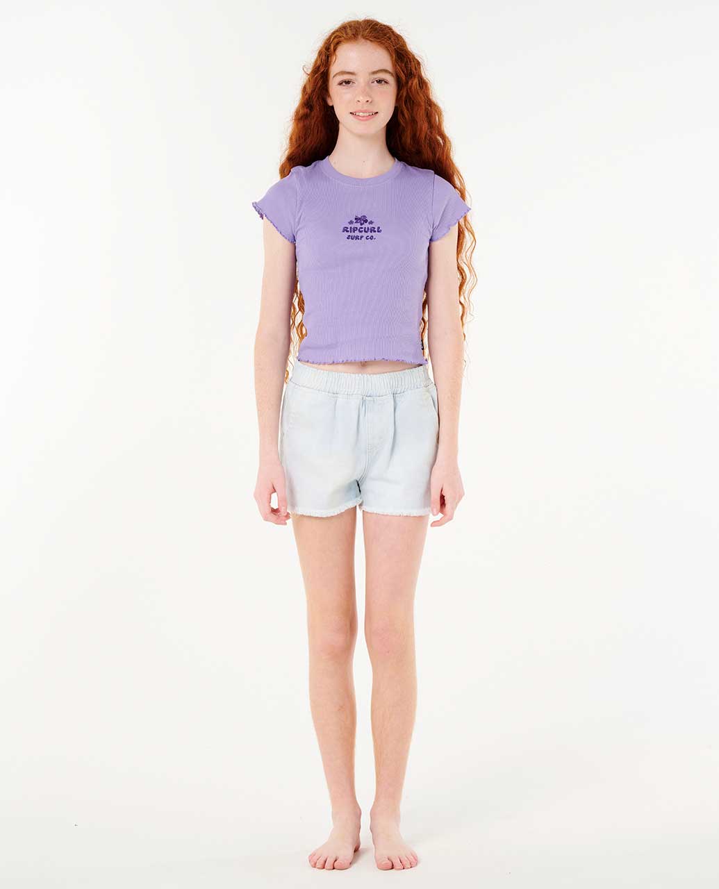 Rip Curl | Neon Isles Rib Tee - Girl (8-14 years)