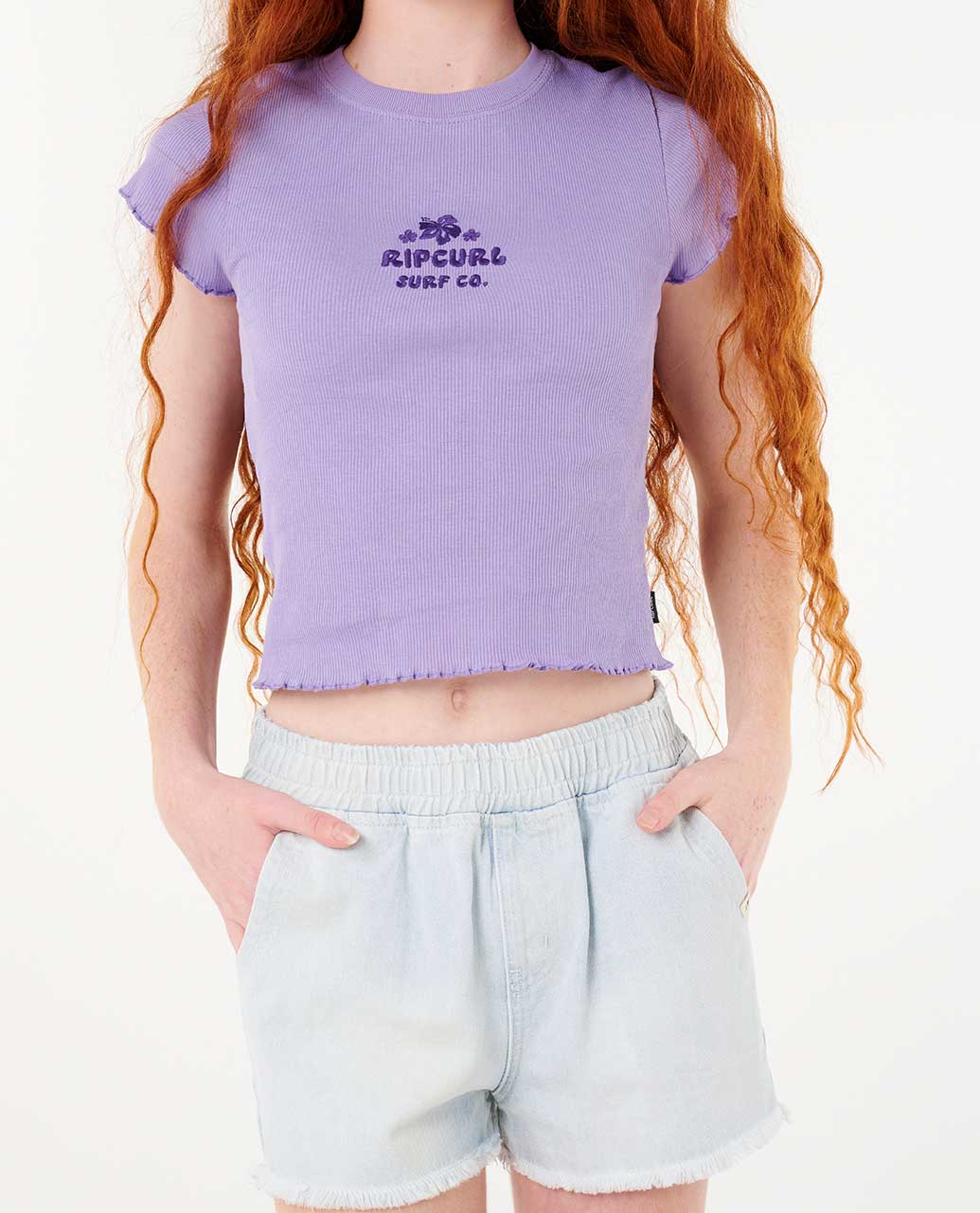Rip Curl | Neon Isles Rib Tee - Girl (8-14 years)