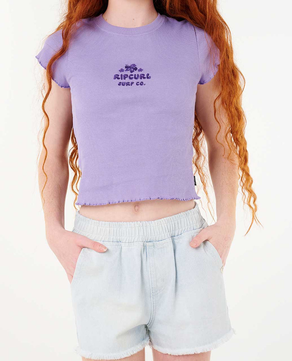 Rip Curl | Neon Isles Rib Tee - Girl (8-14 years)
