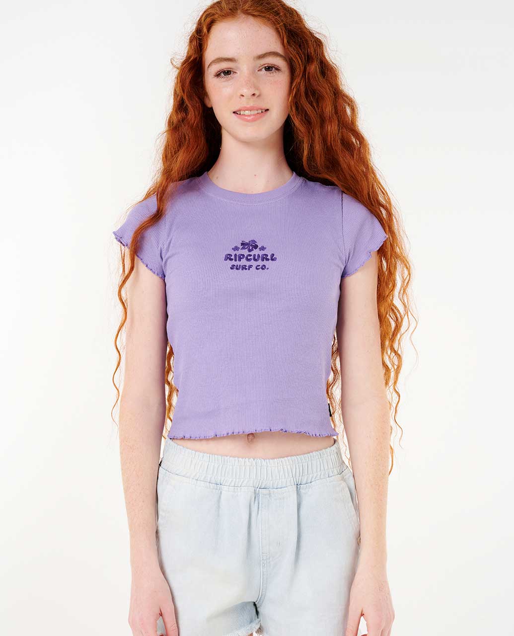 Rip Curl | Neon Isles Rib Tee - Girl (8-14 years)