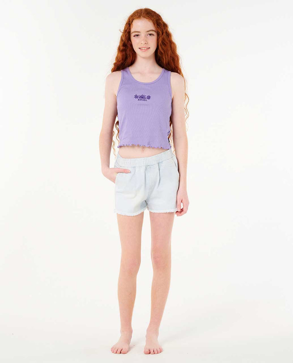 Rip Curl | Neon Isles Rib Tank - Girl (8-14 years)