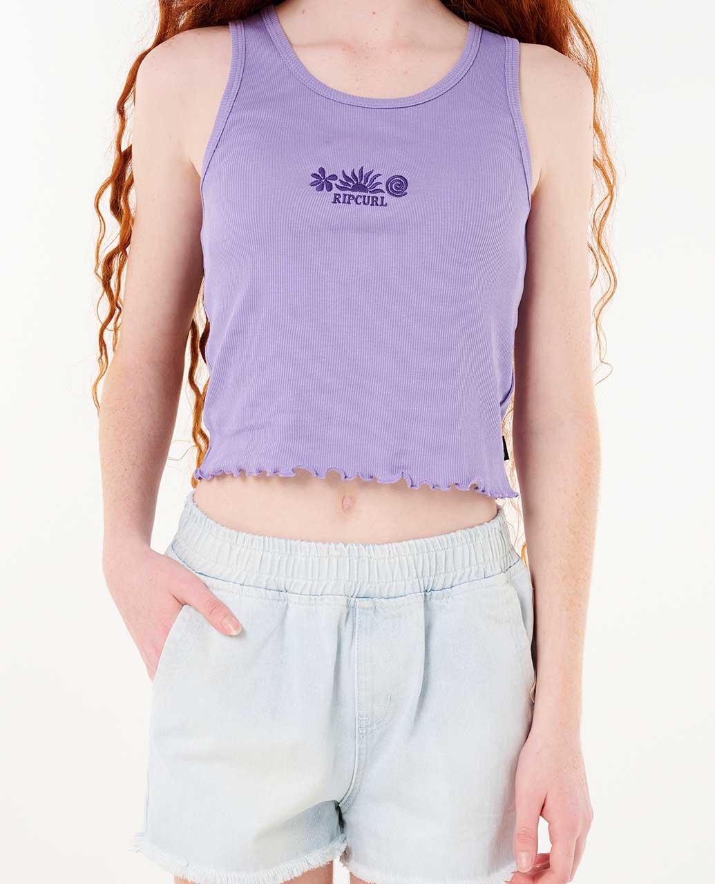 Rip Curl | Neon Isles Rib Tank - Girl (8-14 years)