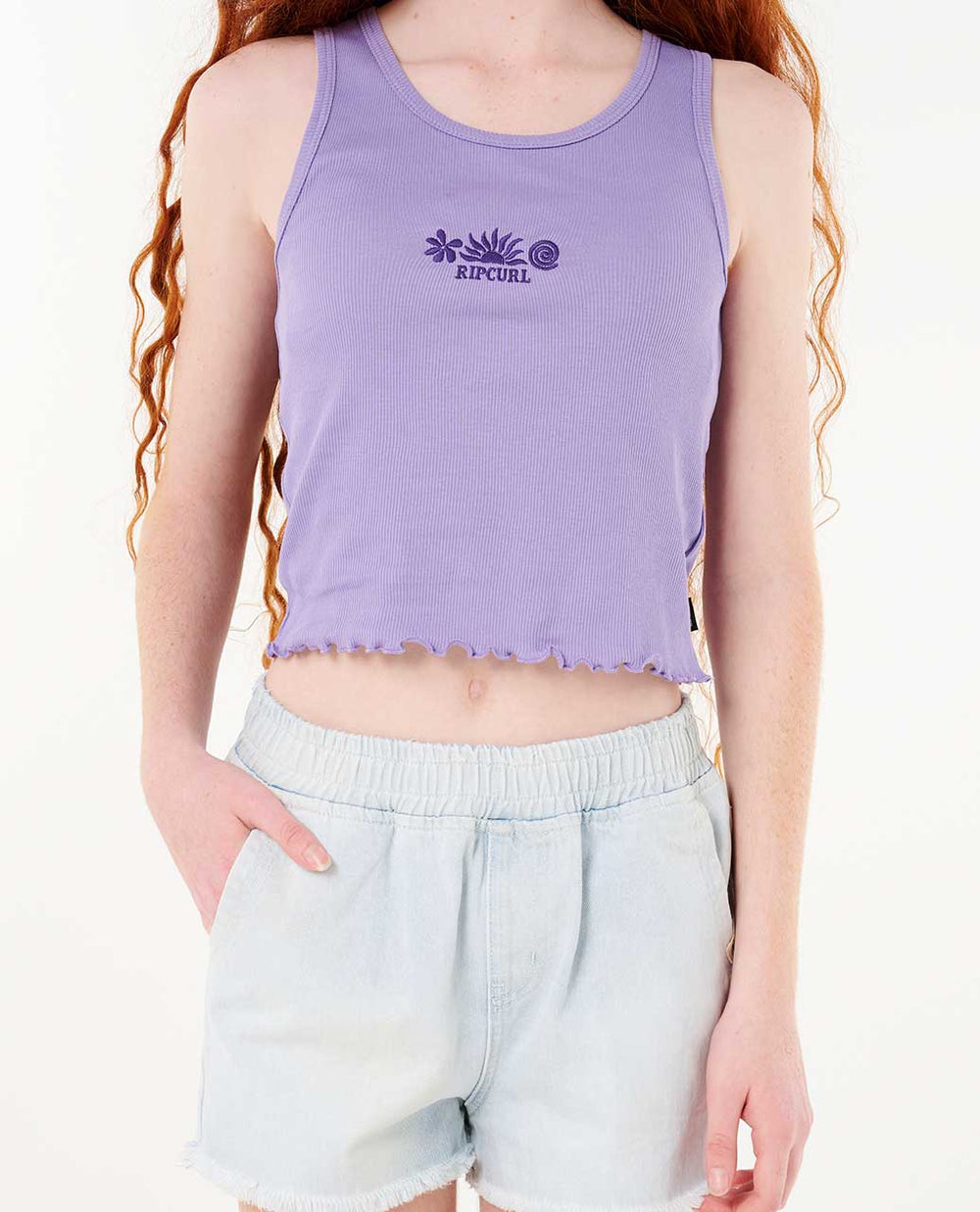 Rip Curl | Neon Isles Rib Tank - Girl (8-14 years)